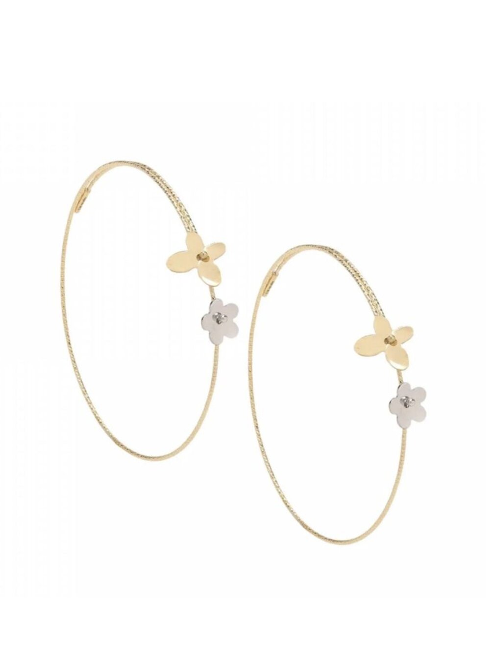Fine Jewelry - Ritique Wire Hoop Earrings